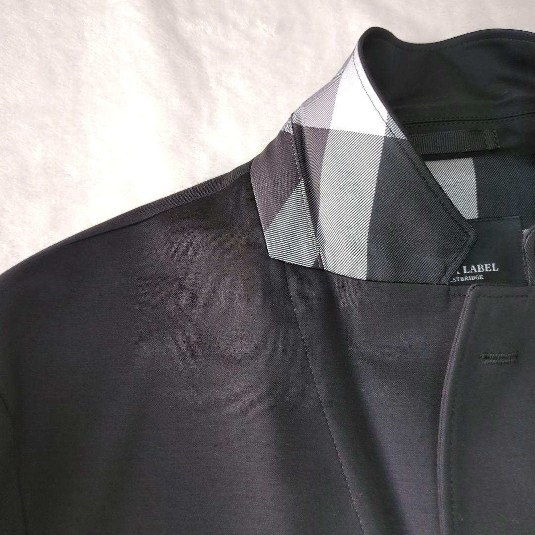 極美品ブラックレーベルクレストブリッジ テーラードジャケット 黒 洗える L