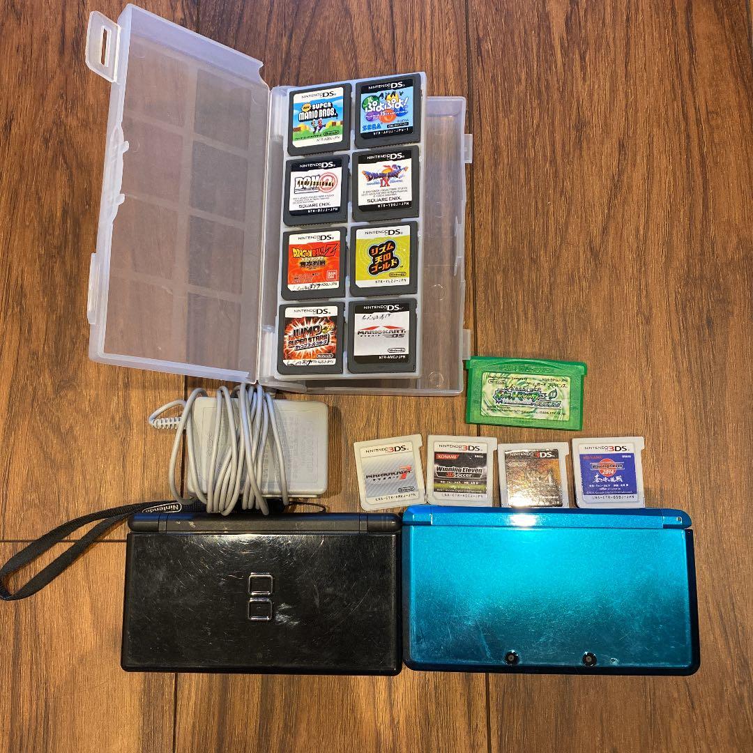 3DS本体、DS lite本体、充電器、ソフト