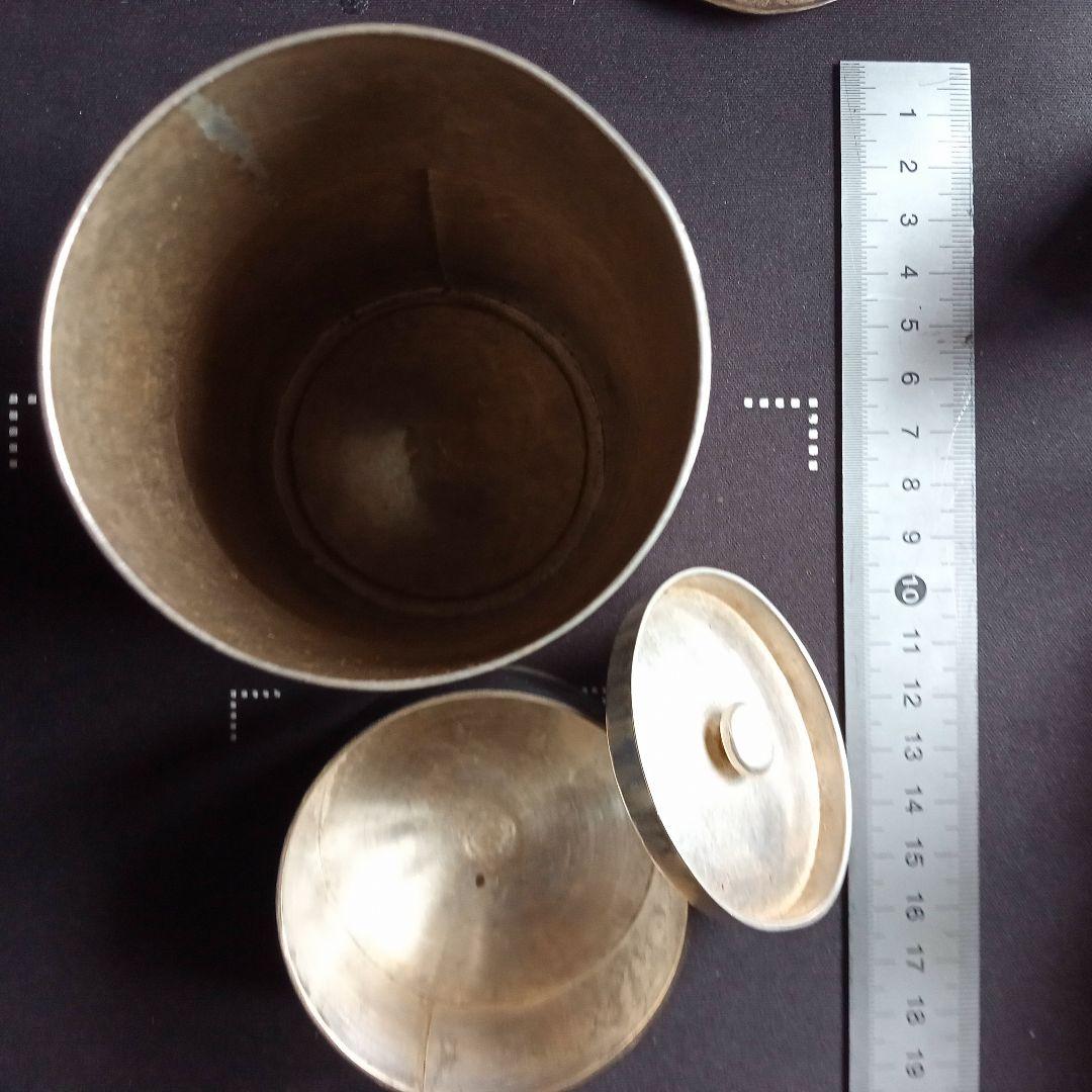 ⁡*⁡様 銀製煎茶道具☆コーヒー紅茶にも★時代モノ