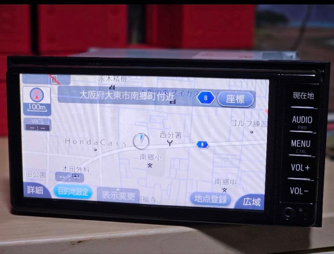 トヨタ純正ナビメモリーナビ　NSCD-W66解除動作確認良好地図データ2017年