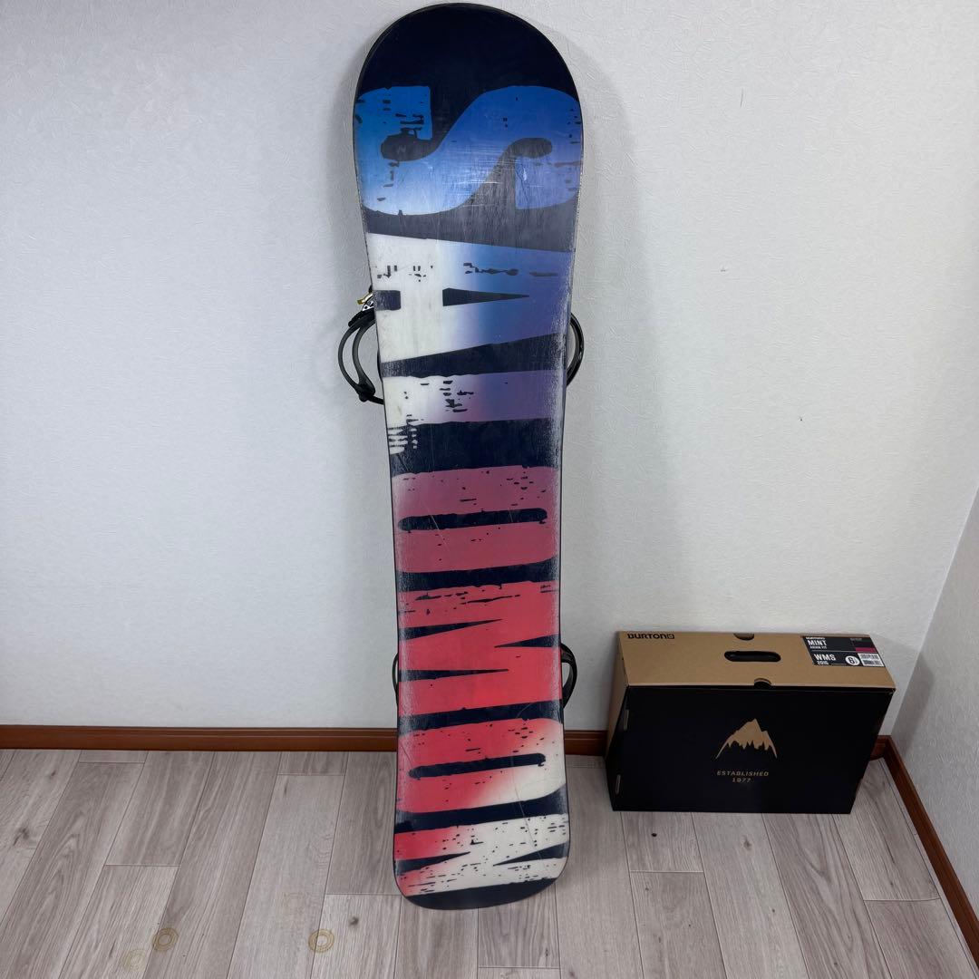 SALOMON スノーボード 139cm ブーツ 24cm 三点セット