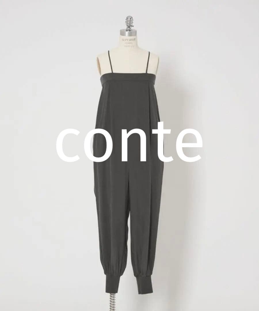 ＜conte＞イージー サロペット　¥29,700(税込)