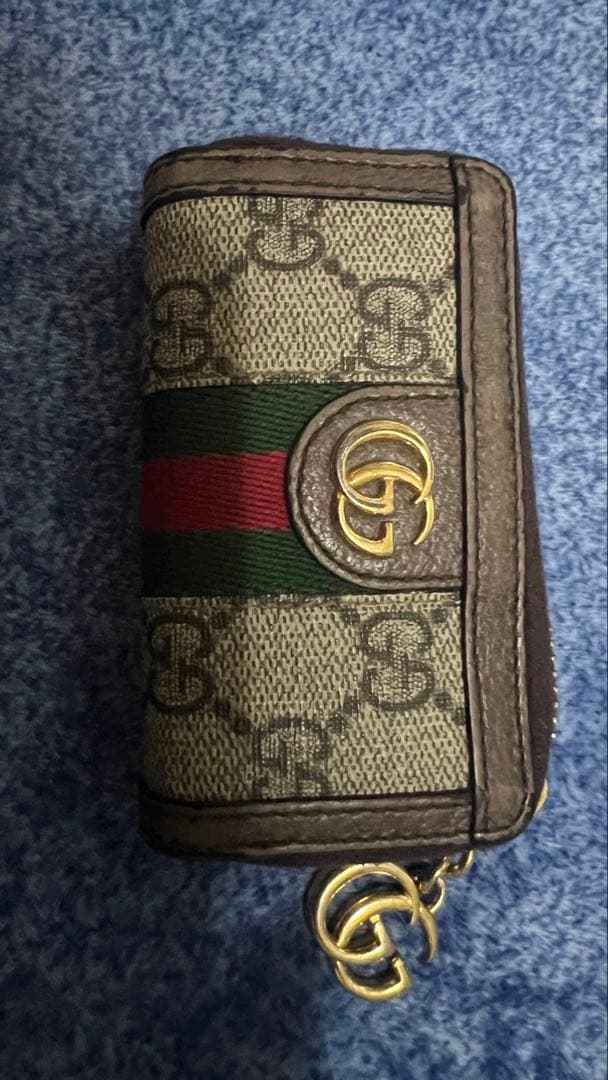 GUCCI オフィディア　キーケース　キーリング オフディアマーモント GG