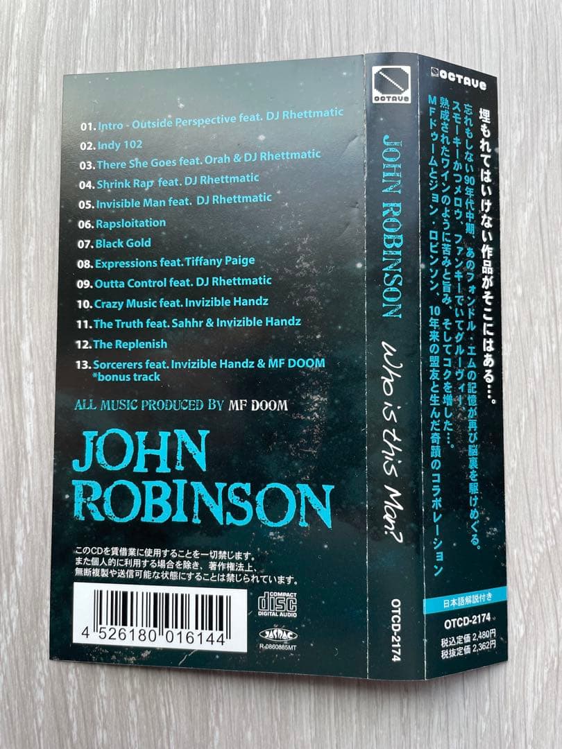 洋楽 JOHN ROBINSON & MF DOOM Who Is This Man?