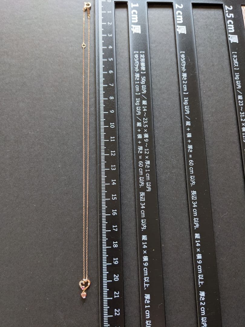 K10 ハート型 レディースネックレス