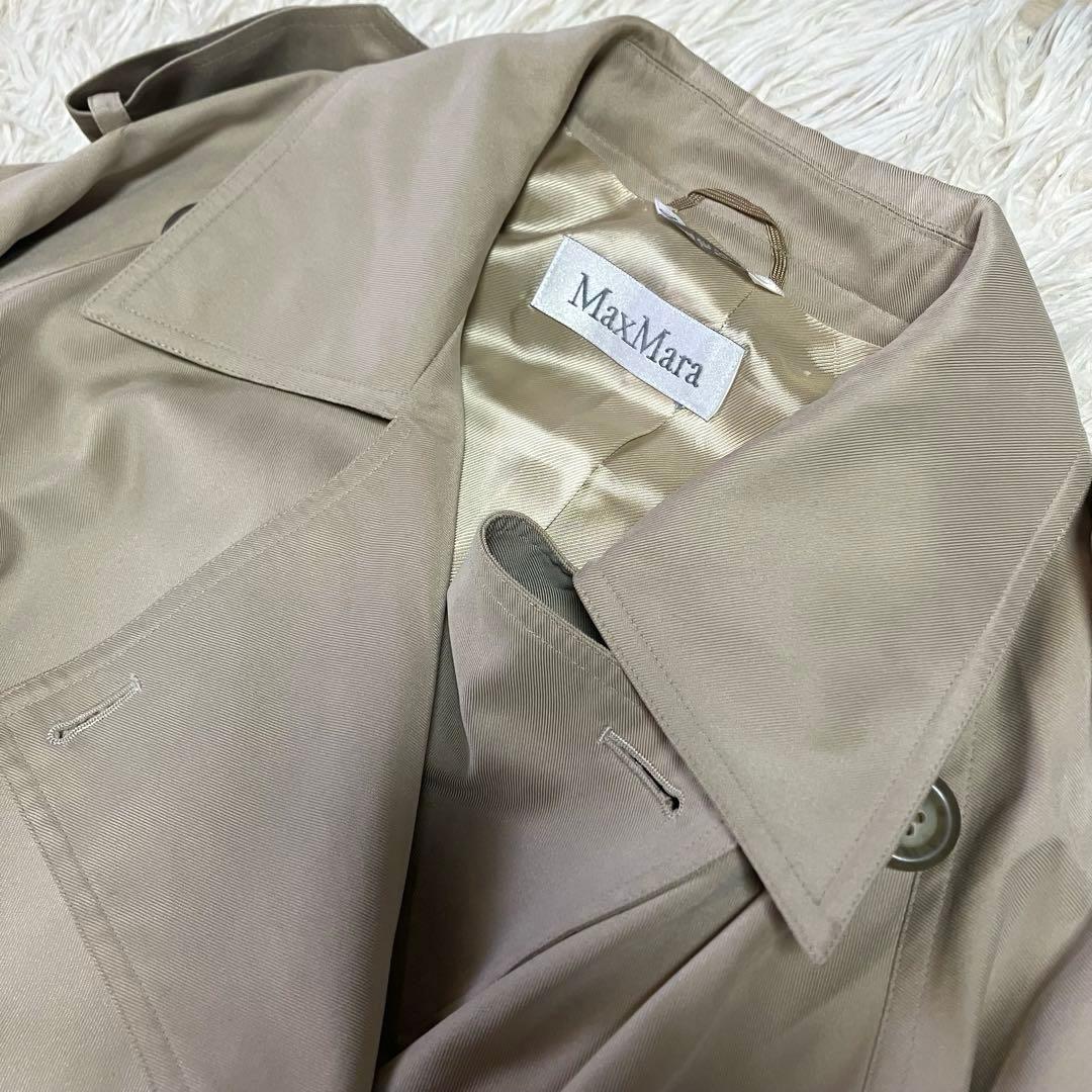 ✨大きいサイズ✨マックスマーラ トレンチコート ロング丈 白タグ 42