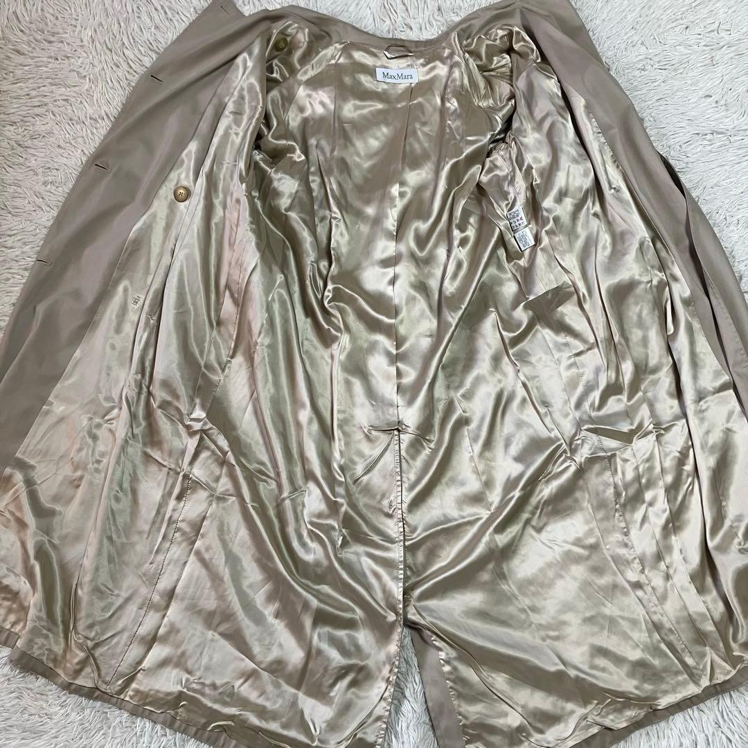 ✨大きいサイズ✨マックスマーラ トレンチコート ロング丈 白タグ 42