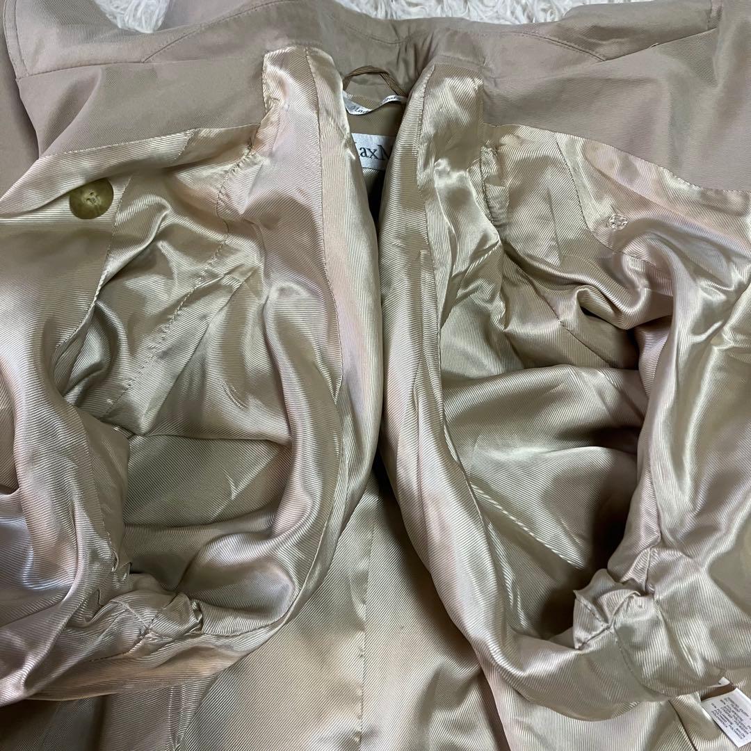 ✨大きいサイズ✨マックスマーラ トレンチコート ロング丈 白タグ 42