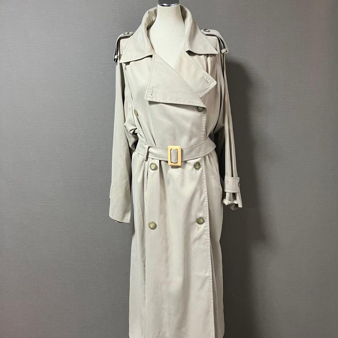 ✨大きいサイズ✨マックスマーラ トレンチコート ロング丈 白タグ 42
