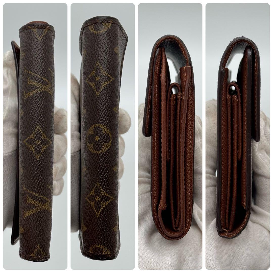 美品✨️ルイヴィトン　モノグラム　エテュイパピエ　三つ折り財布　折り財布　財布