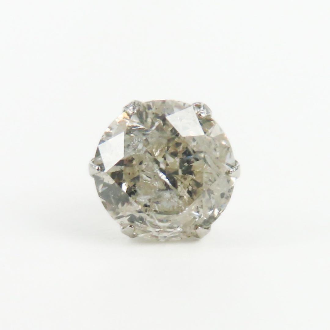み*ん様 Pt900 大粒1.0ct ダイヤモンド片耳ピアス　一粒タイプ　新品ダ