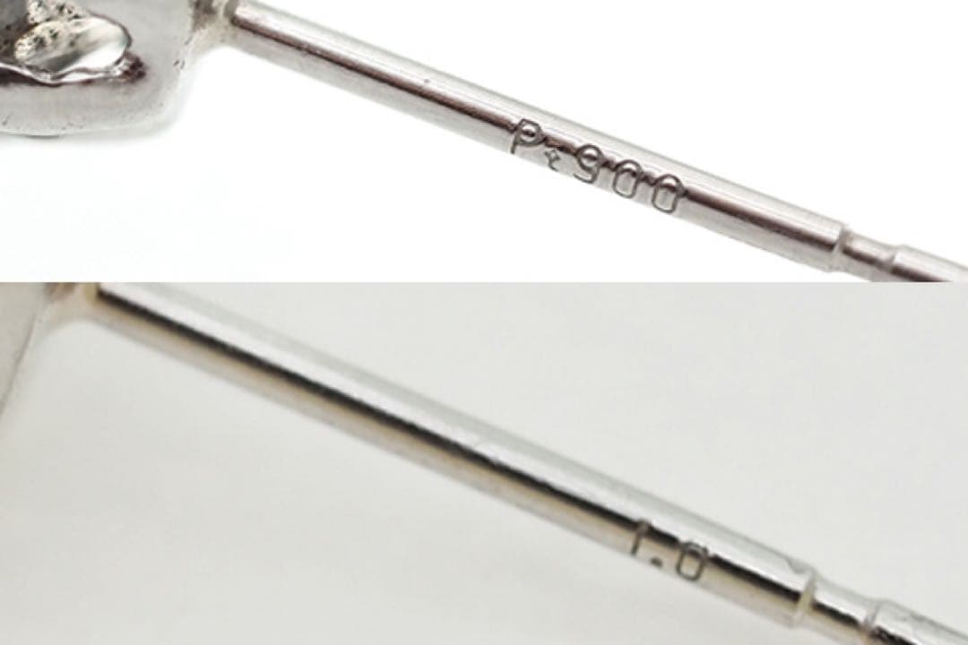 み*ん様 Pt900 大粒1.0ct ダイヤモンド片耳ピアス　一粒タイプ　新品ダ