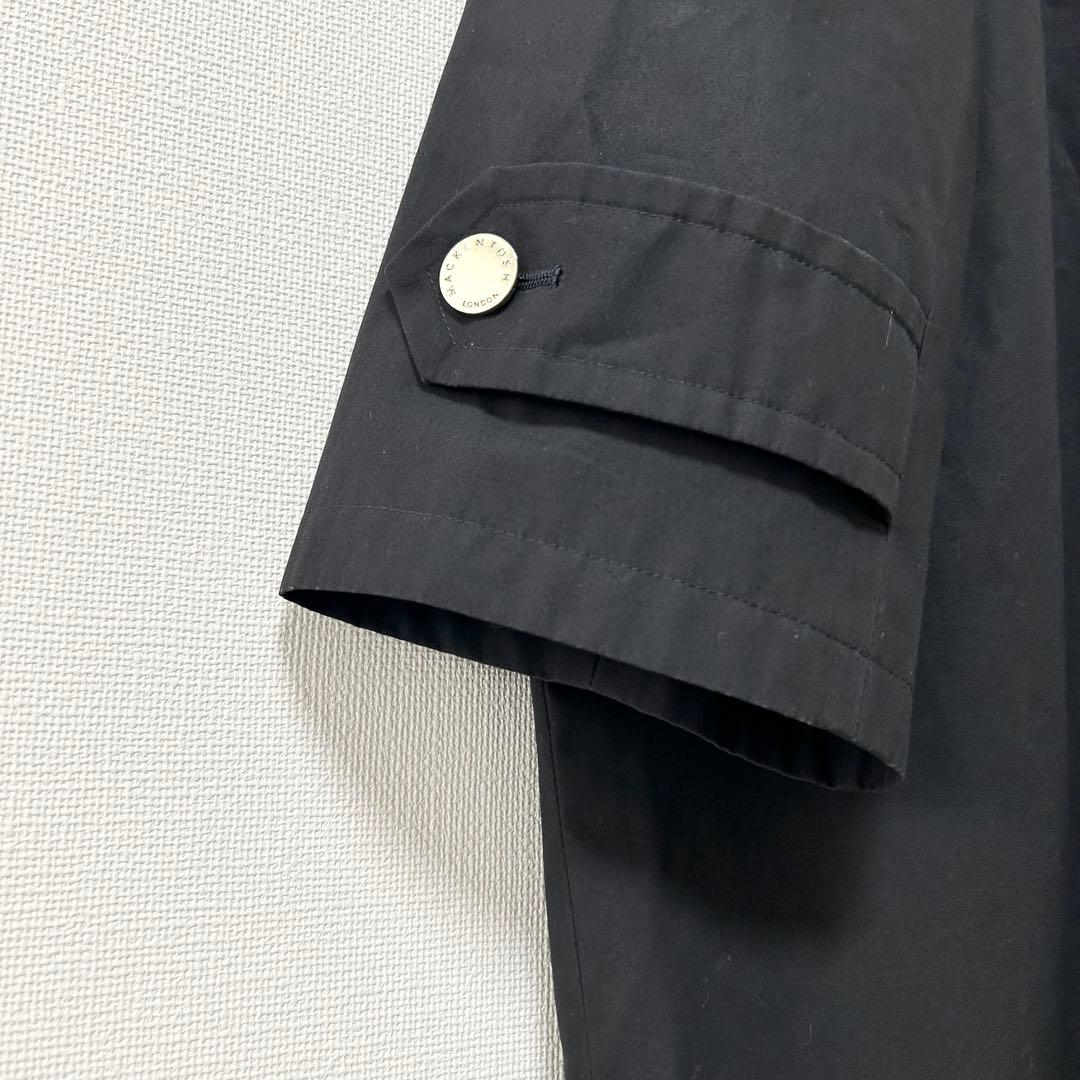 MACKINTOSHLONDON　ノーカラーコート ネイビー　44