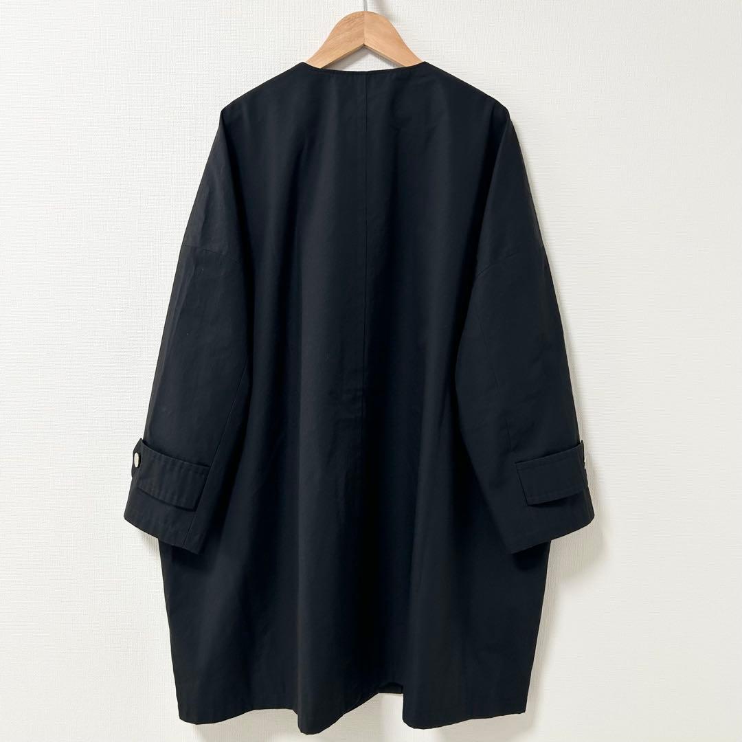 MACKINTOSHLONDON　ノーカラーコート ネイビー　44