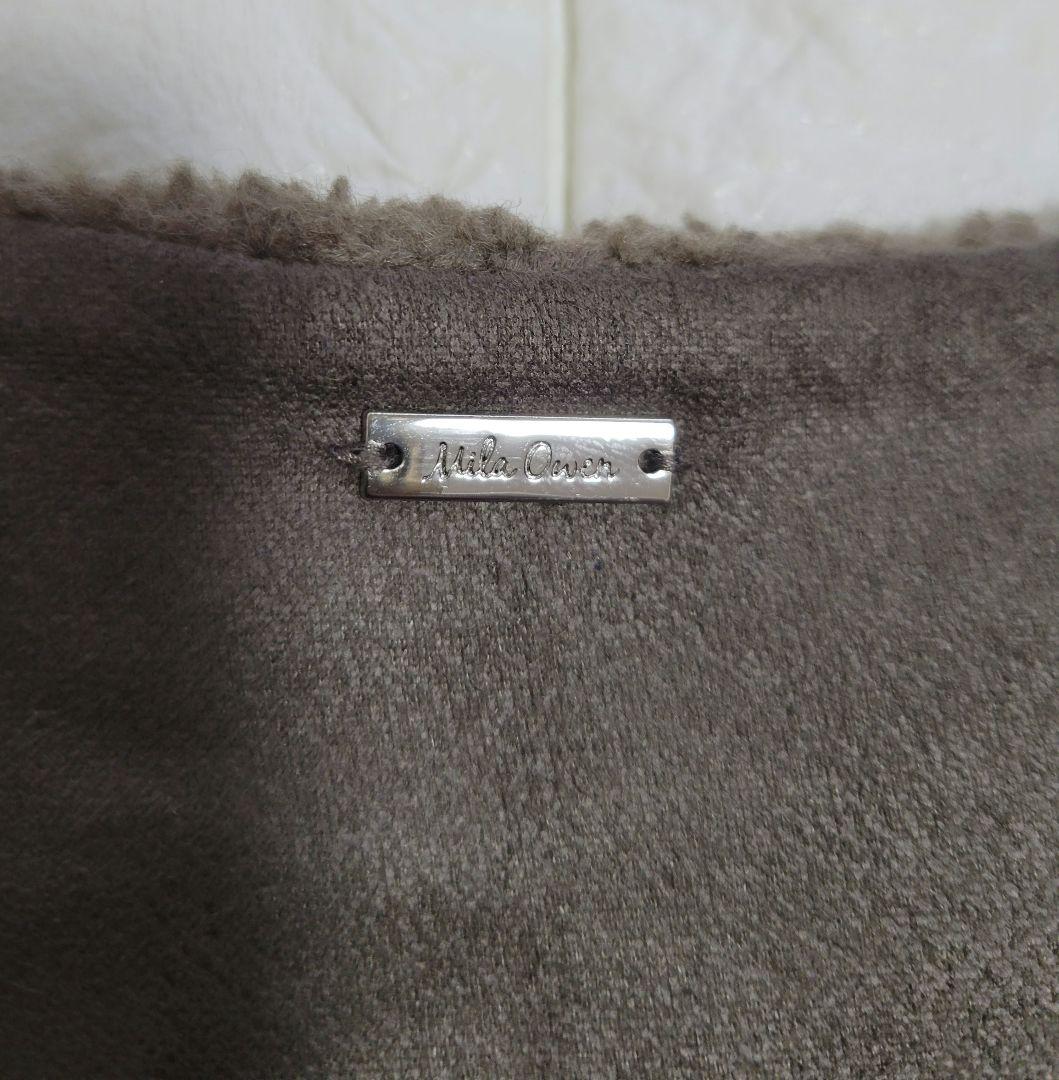 アーキ⭐様MilaOwen ノーカラーコートノーカラーシャツカーブボアジャケット