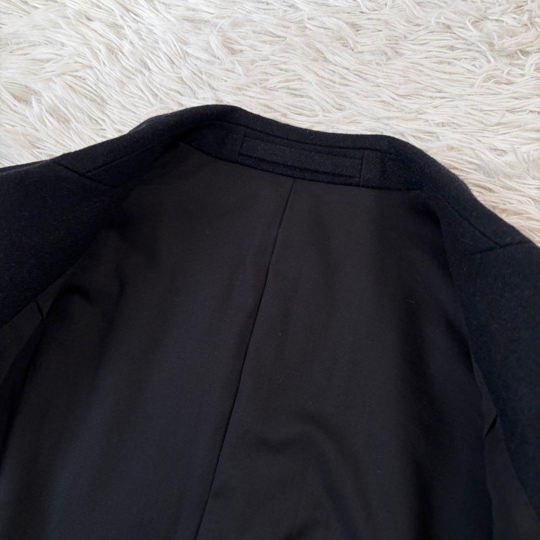 極美品✨マーガレットハウエル×フォックスブラザーズ ウールピーコート L 黒