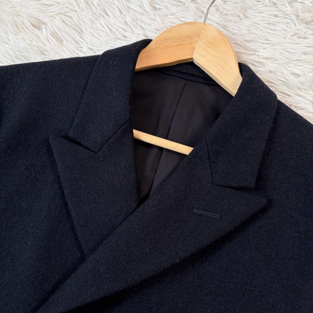 極美品✨マーガレットハウエル×フォックスブラザーズ ウールピーコート L 黒