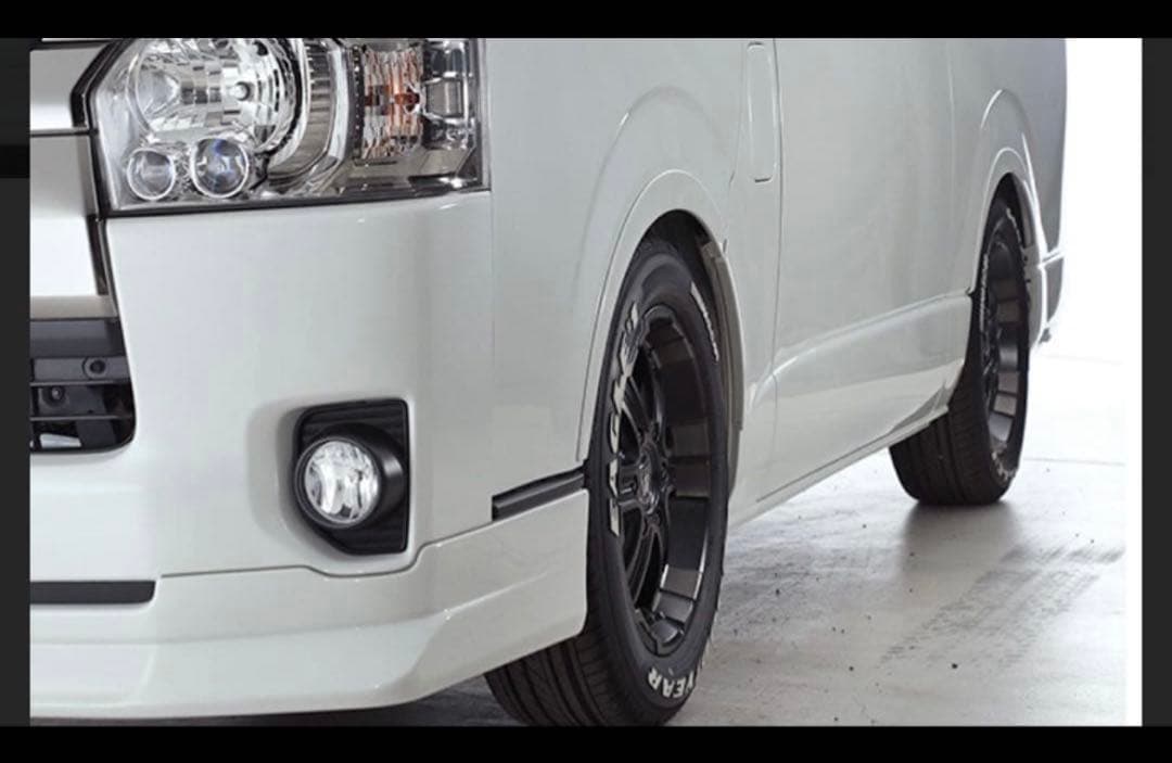 200系ハイエースFLEX Delfino Line オーバーフェンダー 美品！