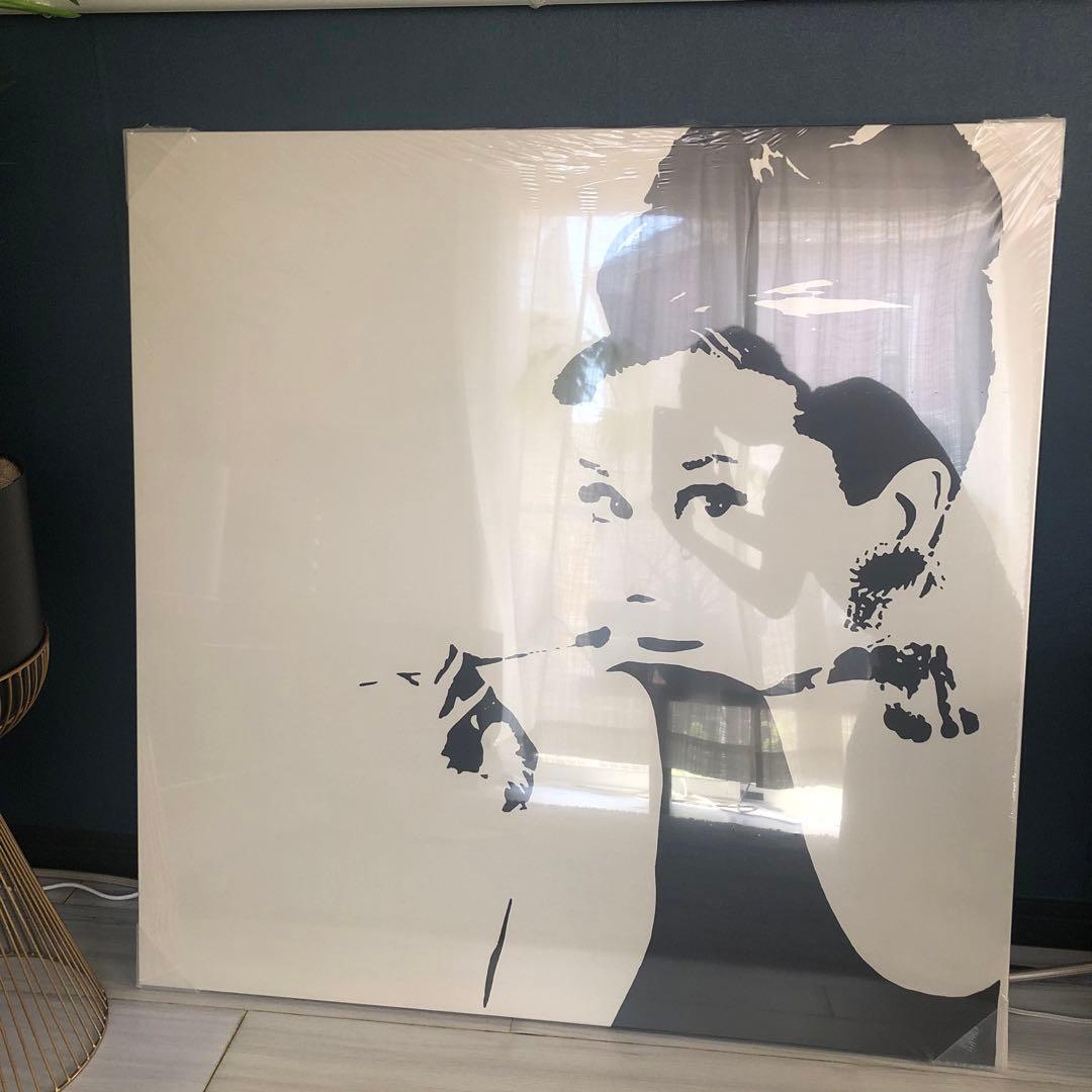 らん　未開封　新品　廃盤　オードリーヘップバーン アートパネル