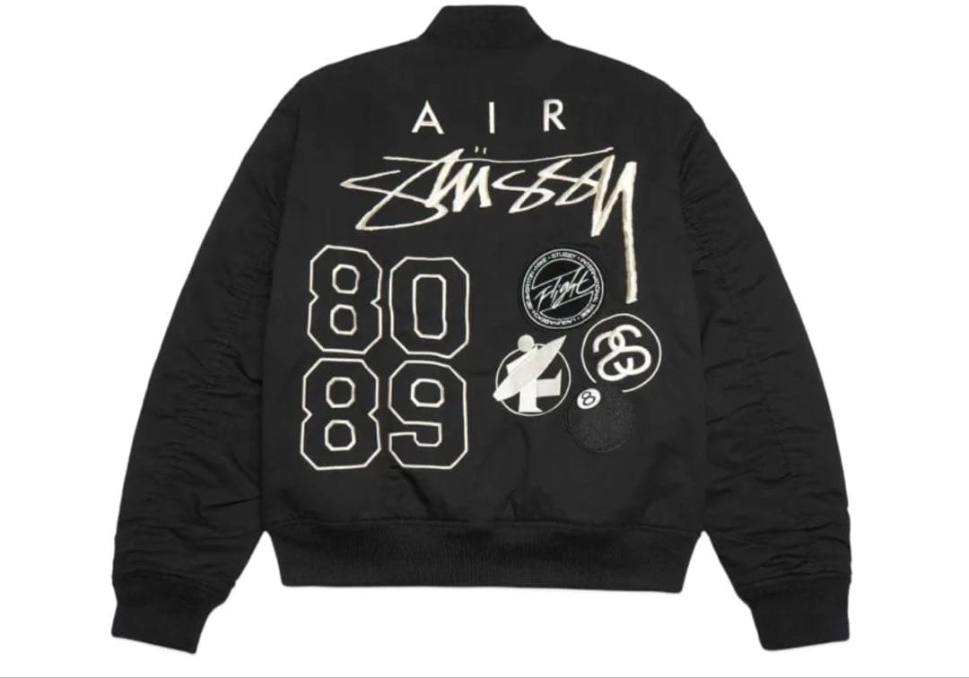 Stussy Nike Reversible Varsity Jacket 黒