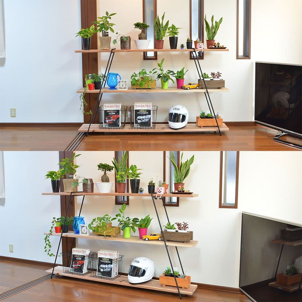 13㎜鉄筋アイアンシェルフ　陳列棚　店舗什器 棚　店舗用品　ディスプレイ　商品棚