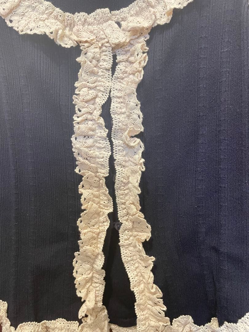 SNIDEL レースニットプルオーバー MIX