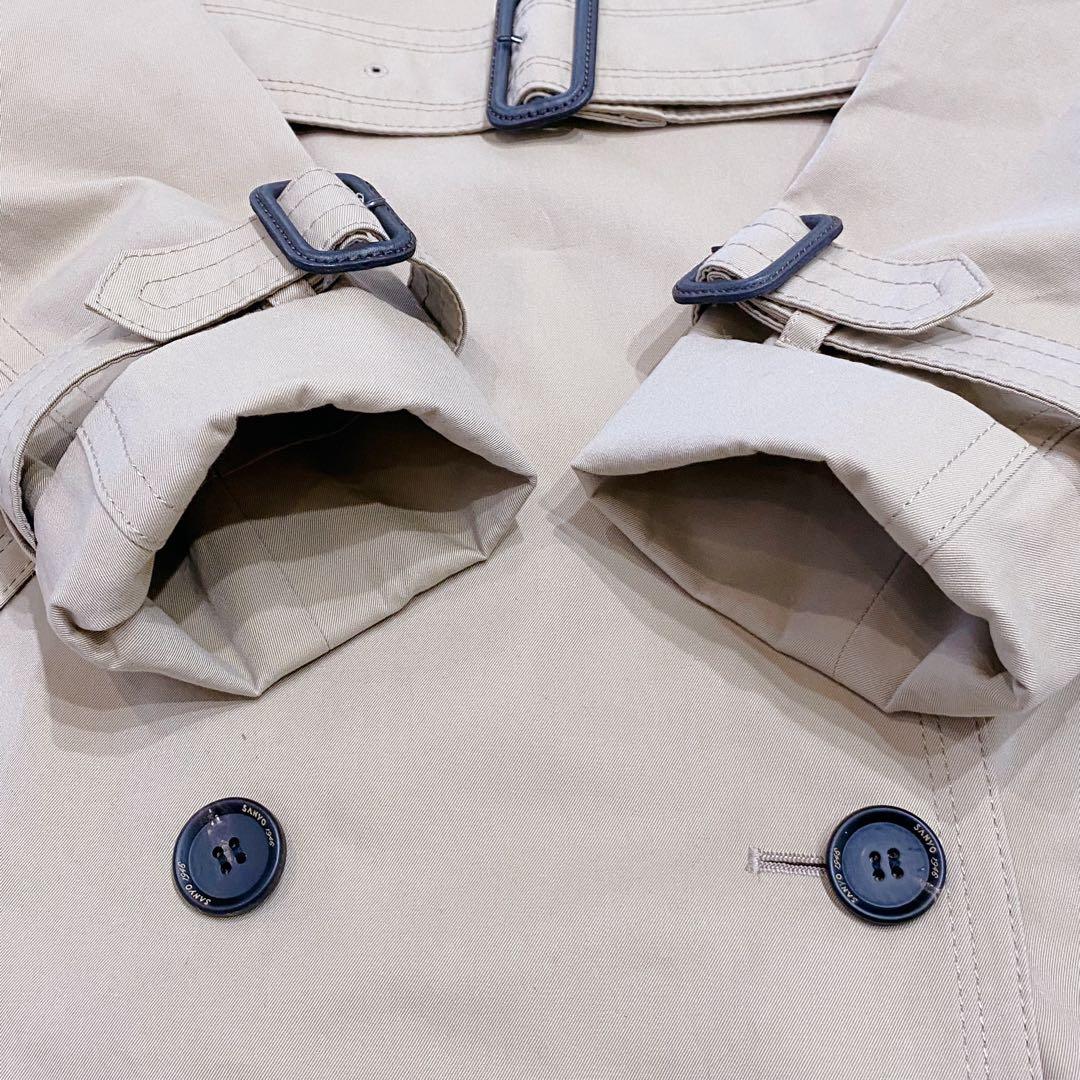 【EDDY様】サンヨー 100年コート ダブルトレンチコート ショート 40