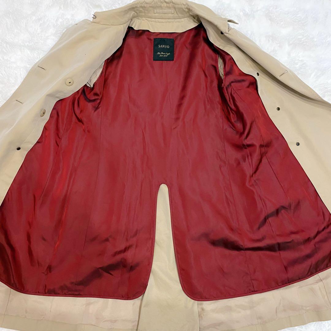 【EDDY様】サンヨー 100年コート ダブルトレンチコート ショート 40