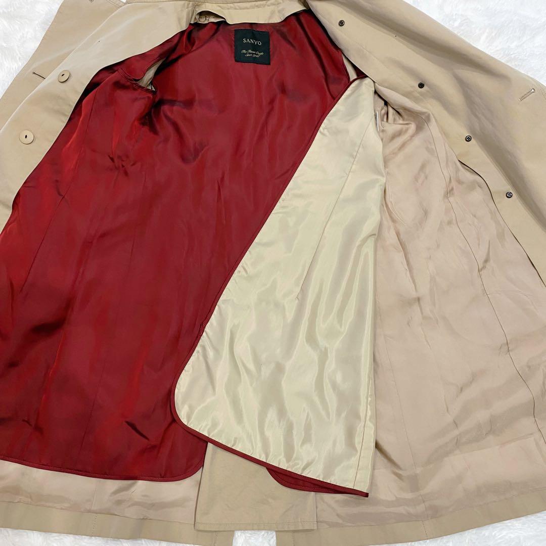 【EDDY様】サンヨー 100年コート ダブルトレンチコート ショート 40