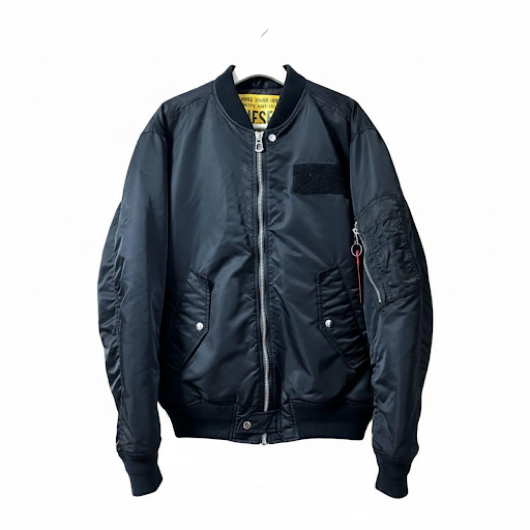 DIESEL MA1 Lサイズ ブラック 裏地赤 希少