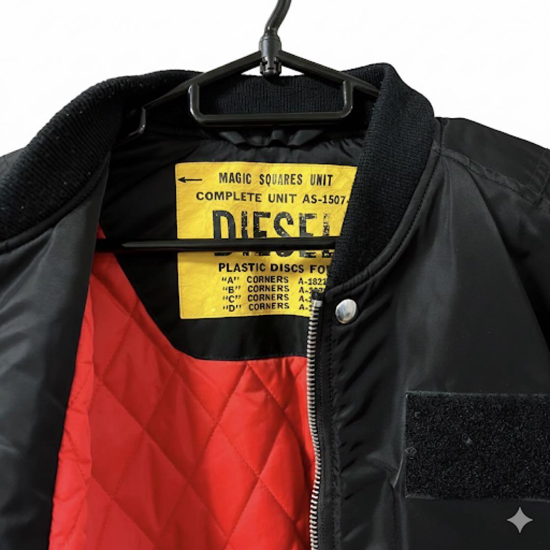 DIESEL MA1 Lサイズ ブラック 裏地赤 希少