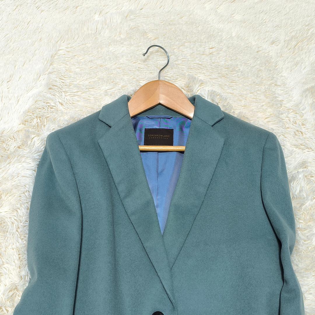 タグ付き未使用 トゥモローランドコレ ウールカシミヤチェスターコート大きいサイズ