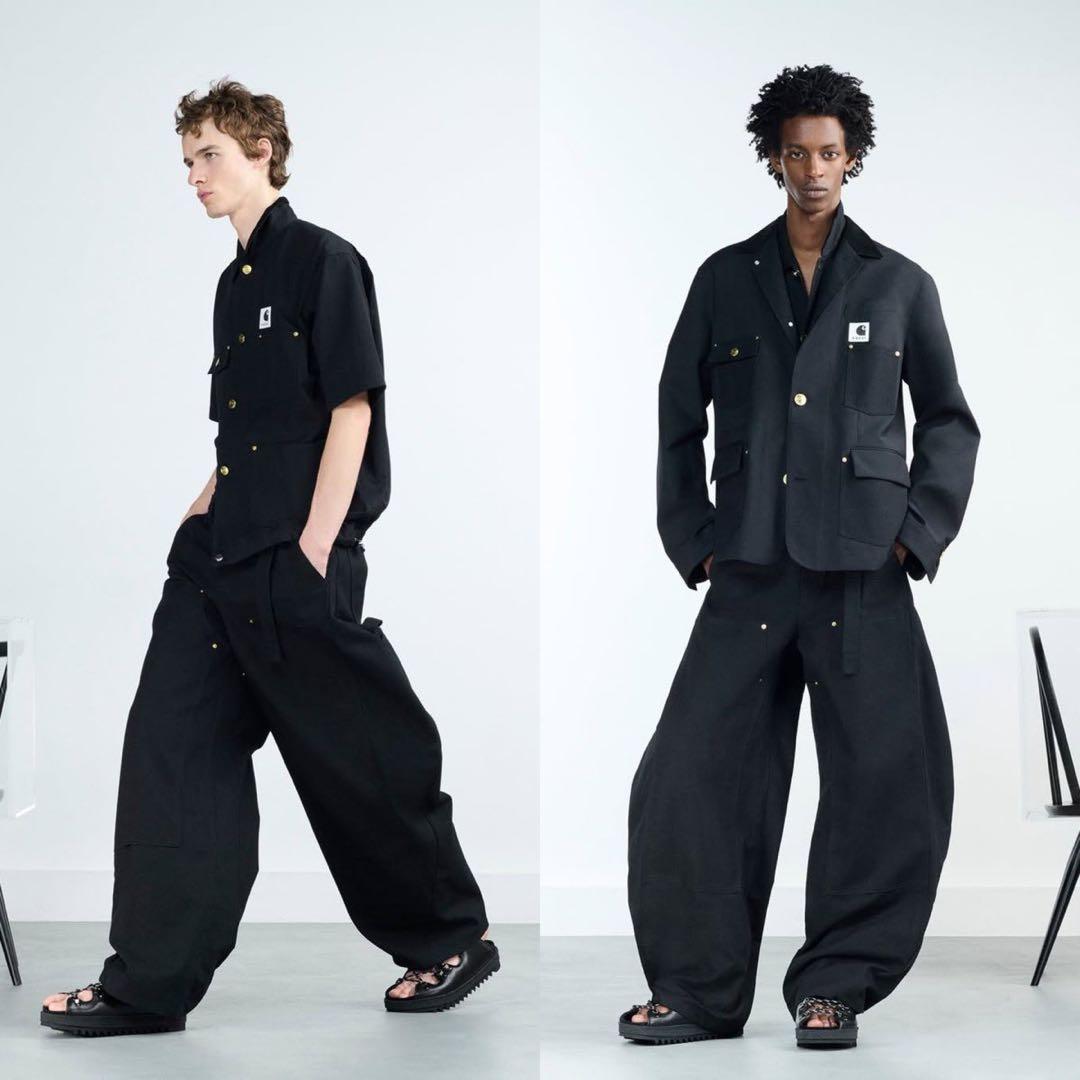 ぷ*に様 26ss新作　Sacai carhartt duck wide pan