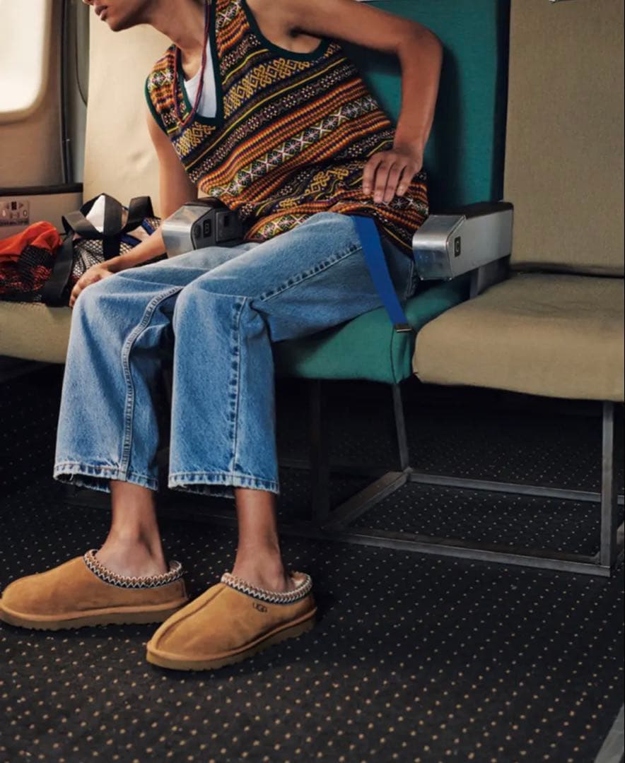 UGG アグ TASMAN タスマン スリッポン スモークブルーム シープレザー