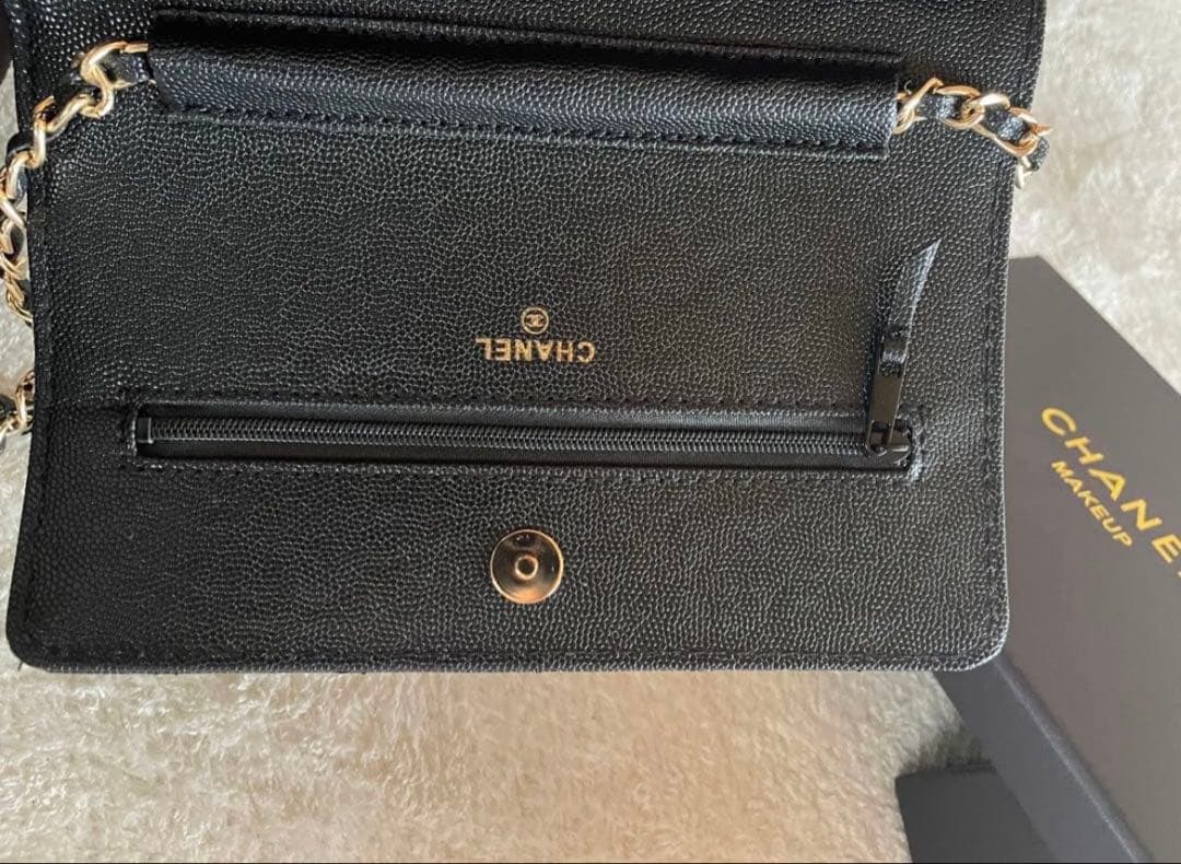 新品✨CHANEL チェーンウォレット ブラック ショルダーバッグ ノベルティ