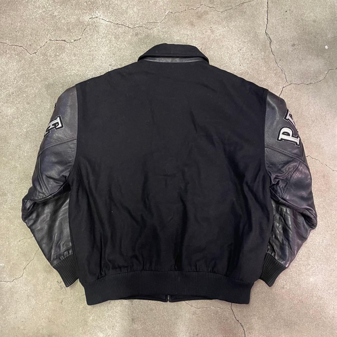 pellepelle バーシティジャケット スタジャン ブラック XXL