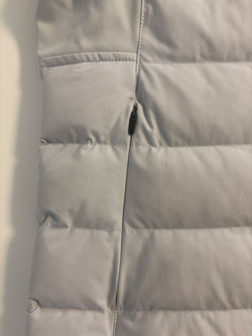 ZERO HALLIBURTON ライトグレー ダウンベスト M