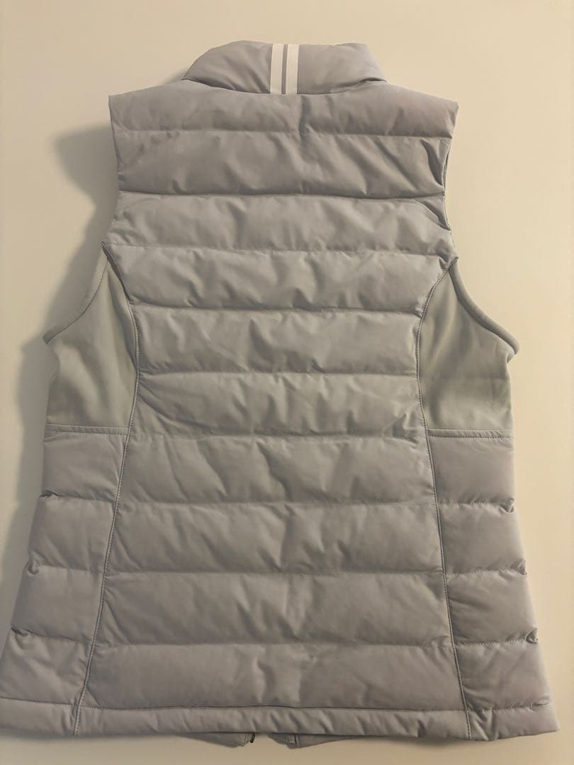 ZERO HALLIBURTON ライトグレー ダウンベスト M