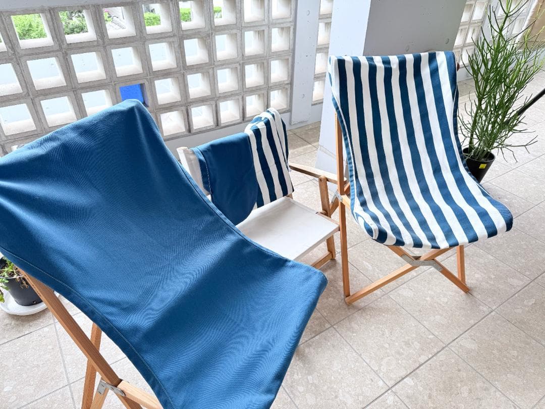 DULTON（ダルトン）のビーチチェア2脚セット