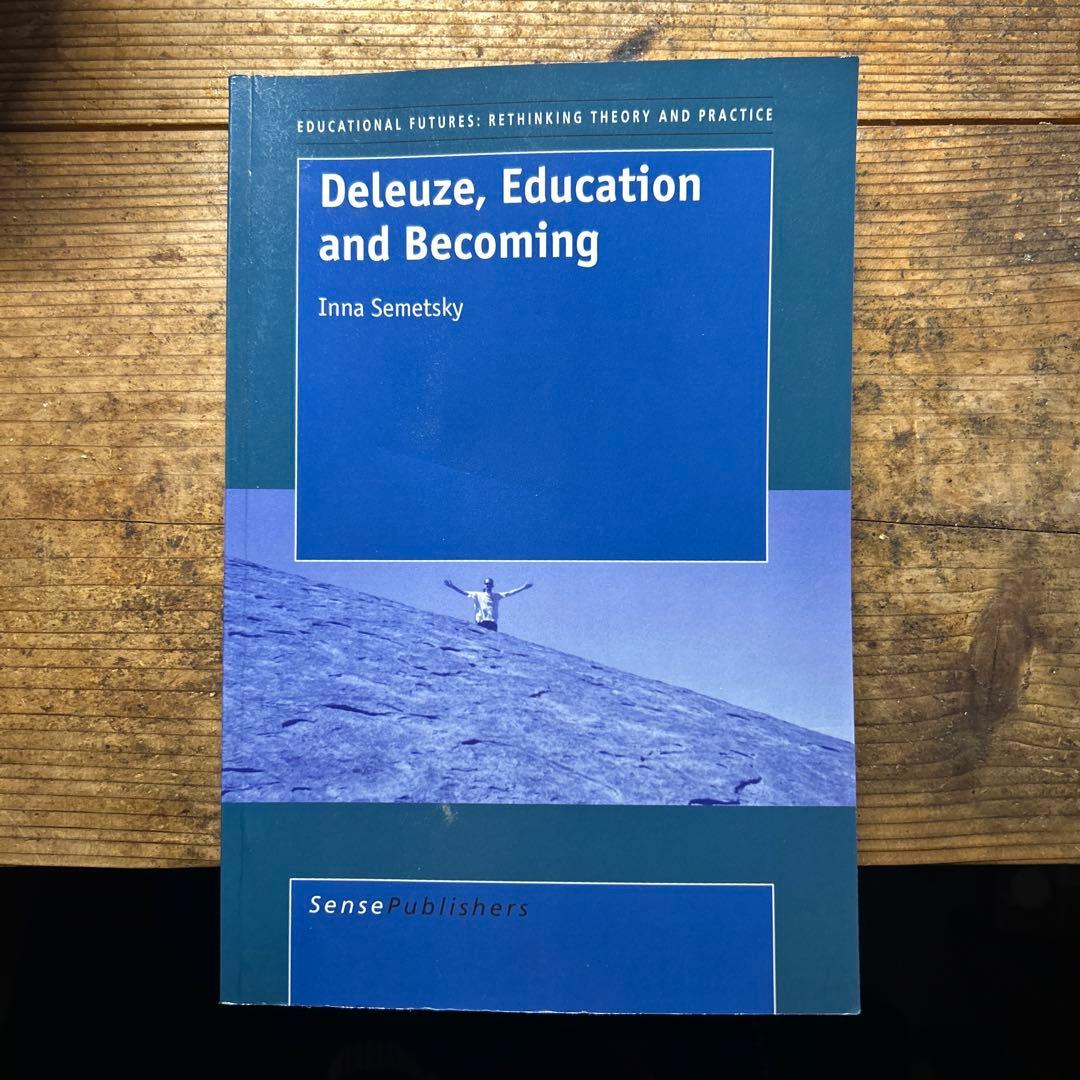 洋書 Deleuze, Education and Becoming
