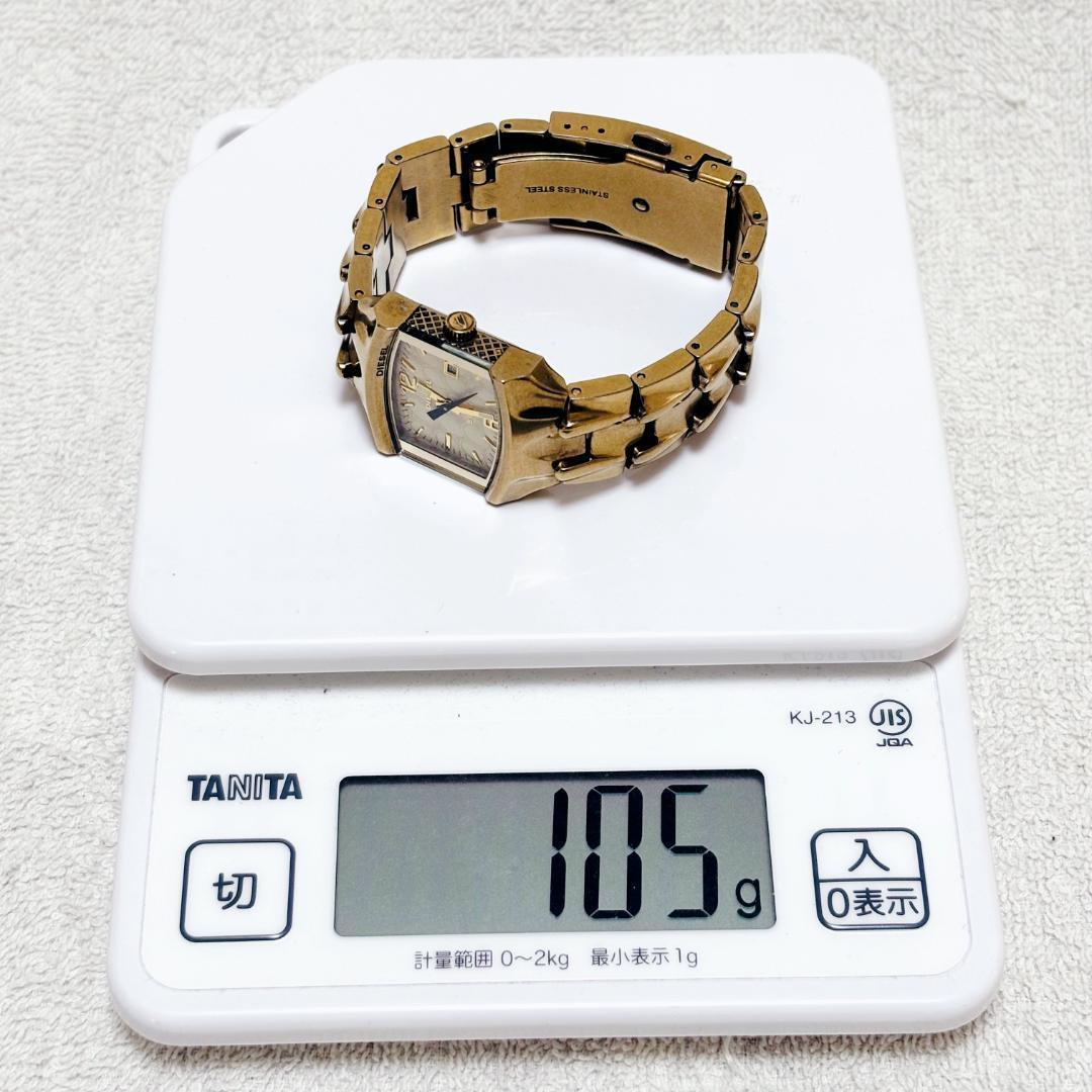 【レア】ディーゼル DZ-5089 ゴールド腕時計 y2k