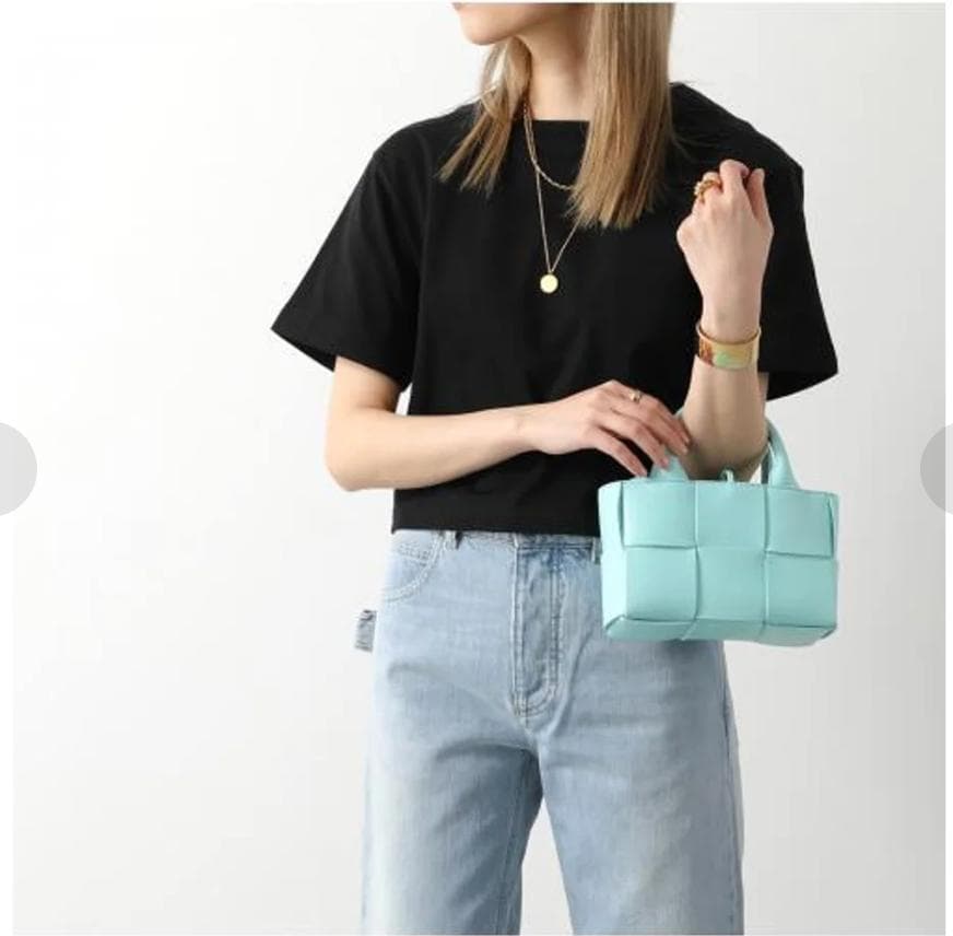 ボッテガヴェネタ キャンディーアルコトート イントレチャート ショルダーバッグ