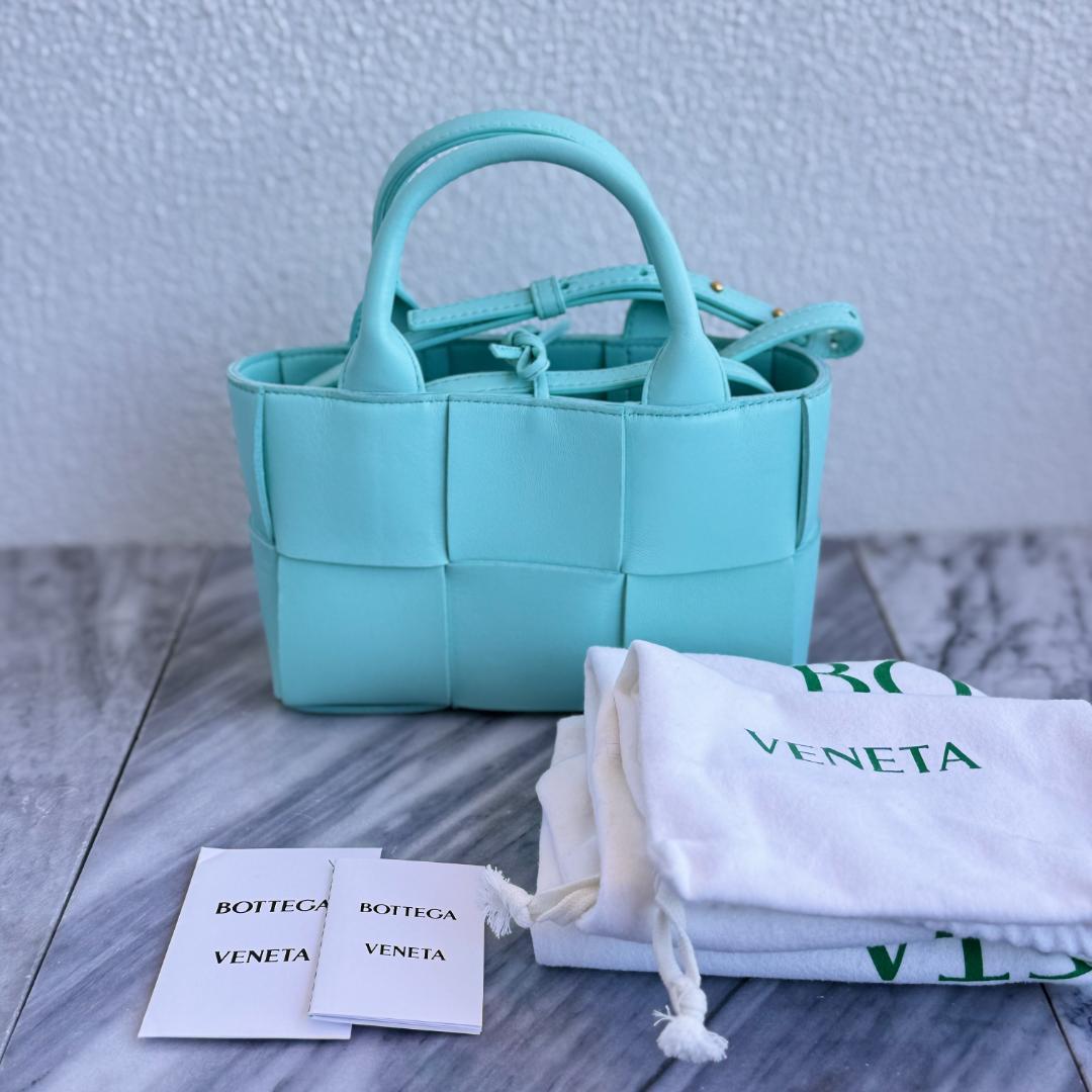 ボッテガヴェネタ キャンディーアルコトート イントレチャート ショルダーバッグ