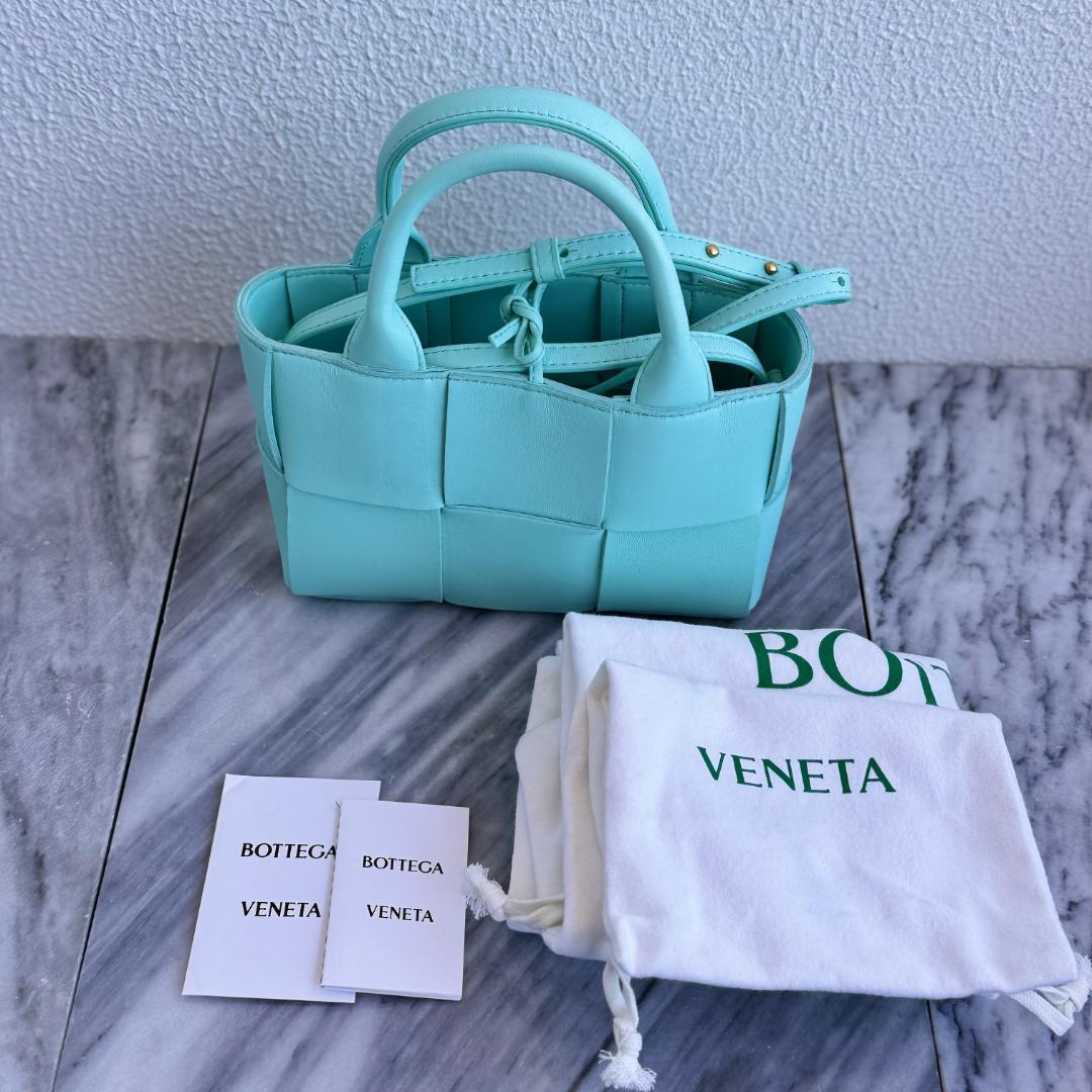 ボッテガヴェネタ キャンディーアルコトート イントレチャート ショルダーバッグ