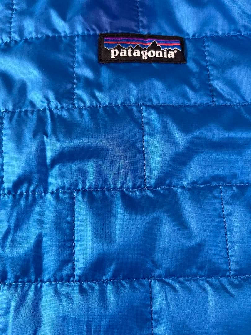 パタゴニア　ナノパフジャケット　プリマロフト　L ブルーpatagonia