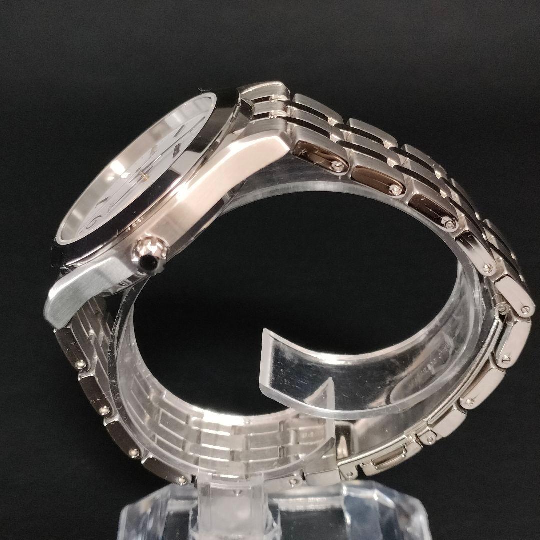 美品　SEIKO　セイコー　ホワイト　シルバー　ソーラー　メンズ　スピリット