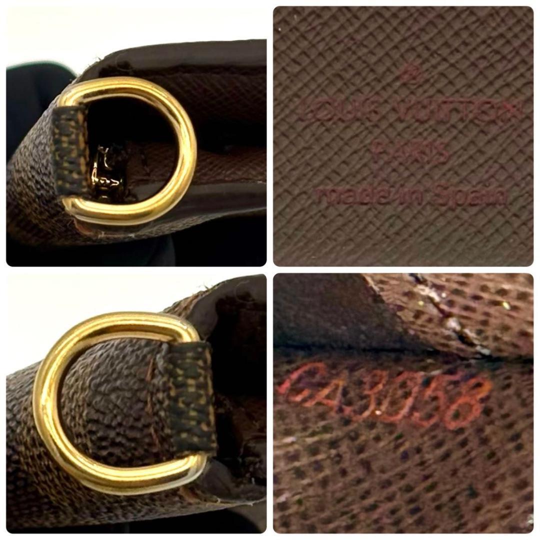 ルイヴィトン 長財布 ダミエ エベヌ ポルトフォイユ アンソリット 2186