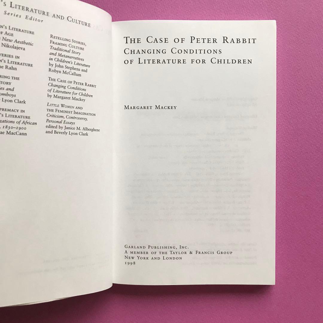 洋書 The Case of Peter Rabbit Margaret Mackey