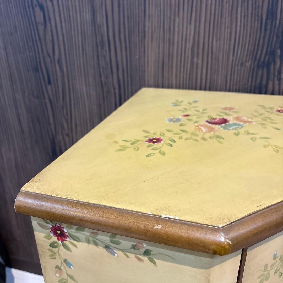 アンティーク　電話台　コーナー　ラック