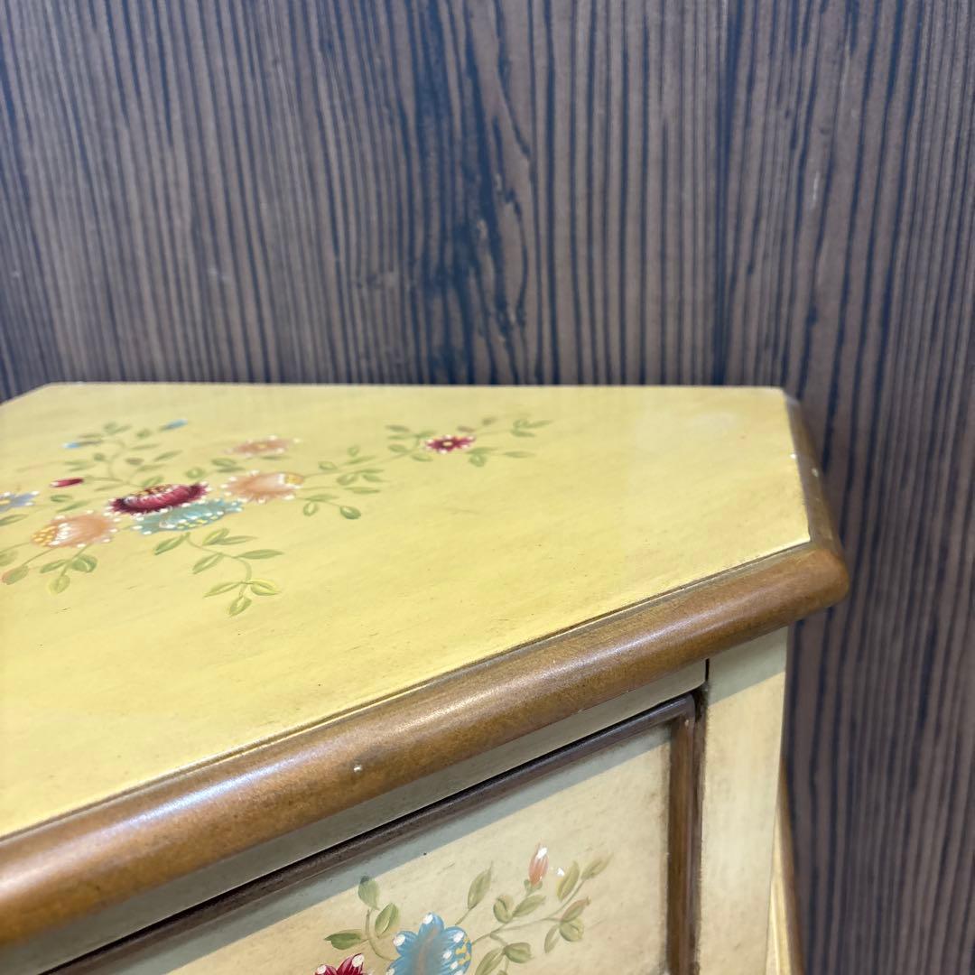 アンティーク　電話台　コーナー　ラック